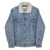 Unisex denim sherpa jacket