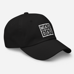 mayday dad hat white logo