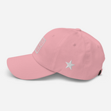 mayday dad hat white logo