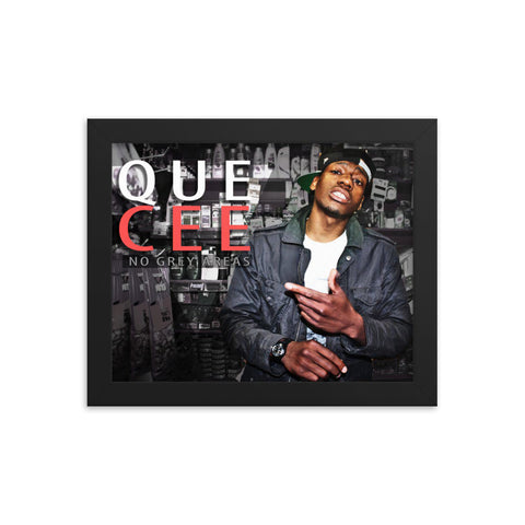 que cee no grey areas Framed poster