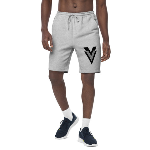 Double V fleece shorts